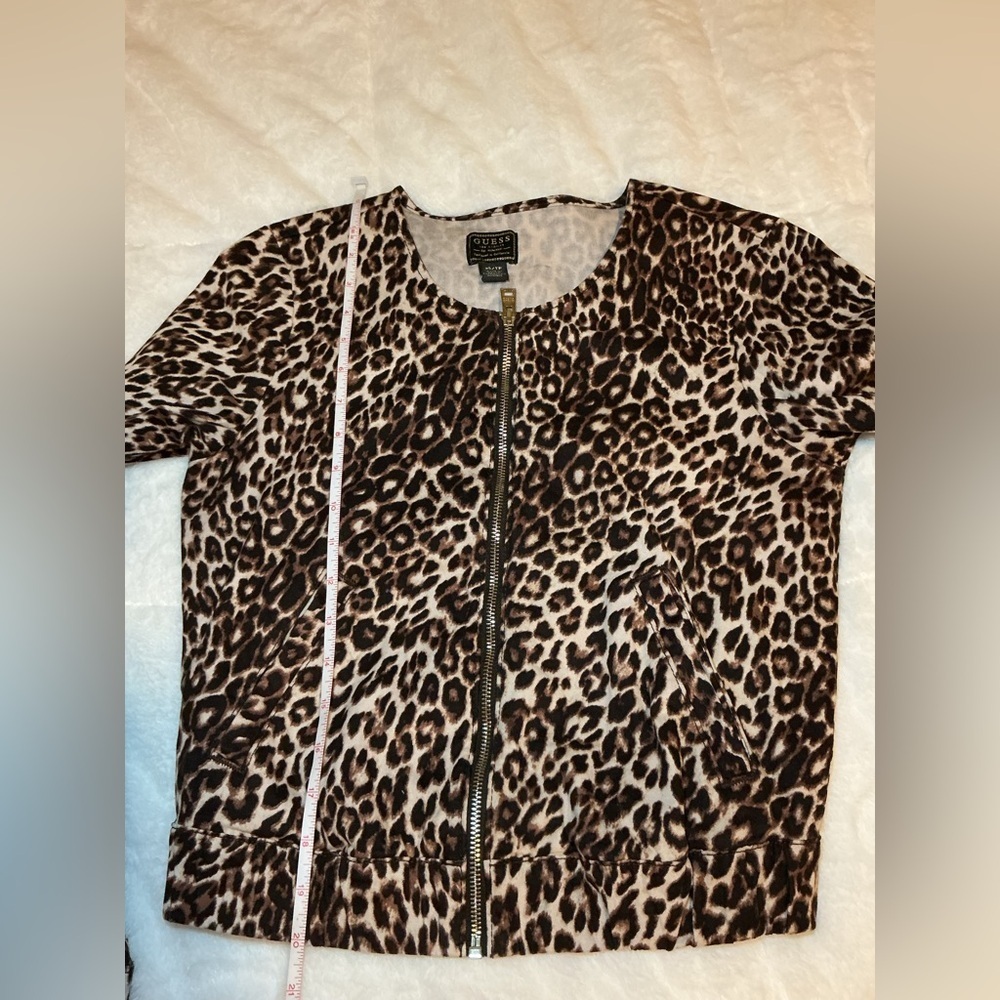 Guess Leopard Print Women's Jacket - Picture 10 of 11